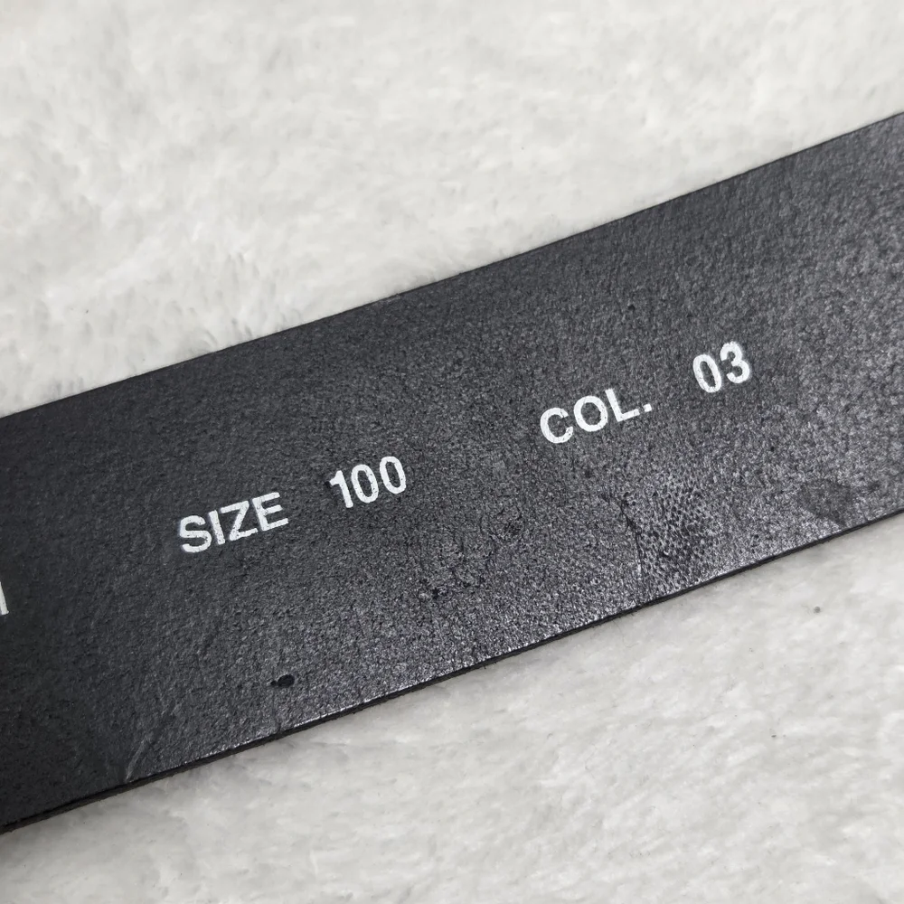 Diesel Black Vintage Black‎ Leather Belt size 39